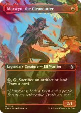 [FOIL] 乱伐者、マーウィン/Marwyn, the Clearcutter (全面アート版) 【英語版】 [FRA-赤U]
