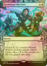 [FOIL] 芽吹く補充兵/Germinate Recruits (ショーケース・海外産ブースター版) 【英語版】 [FRA-白R]