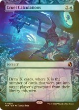 [FOIL] 酷薄な計算/Cruel Calculations (ショーケース・海外産ブースター版) 【英語版】 [FRA-青R]
