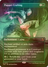 [FOIL] 傀儡造り/Puppet Crafting (全面アート・海外産ブースター版) 【英語版】 [FRA-緑R]