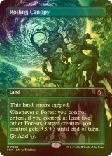 [FOIL] 乱動する梢/Roiling Canopy (全面アート・海外産ブースター版) 【英語版】 [FRA-土地R]