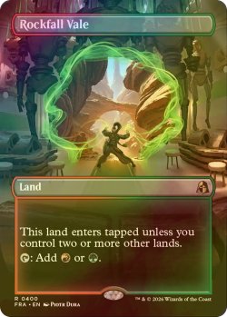 画像1: [FOIL] 落石の谷間/Rockfall Vale (全面アート・海外産ブースター版) 【英語版】 [FRA-土地R]
