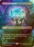 [FOIL] 難破船の湿地/Shipwreck Marsh (全面アート・海外産ブースター版) 【英語版】 [FRA-土地R]