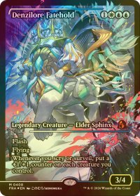 [FOIL] デンジロア・フェイトホールド/Denzilore Fatehold No.408 (ジャパン・ショーケース版) 【英語版】 [FRA-金MR]