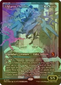 [FOIL] ウルダロス・セオリクス/Uldaros Theorix No.411 (ジャパン・ショーケース版) 【英語版】 [FRA-金MR]