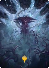 迫り来る破滅、エムラクール/Emrakul, the Exigent Doom No.001 (箔押し版) 【英語版】 [FRA-アート]