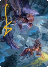 ヴェール被りの解体者、ガラク/Garruk, Veiled Butcher & 呪い破り、ガラク/Garruk, Curse Breaker No.032 (箔押し版) 【英語版】 [FRA-アート]