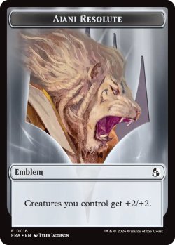 画像2: アジャニの群れ仲間/AJANI'S PRIDEMATE & 意志堅固なるアジャニ/AJANI RESOLUTE 【英語版】 [FRA-トークン]