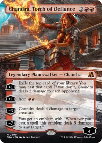 反逆の先導者、チャンドラ/Chandra, Torch of Defiance (全面アート版) 【英語版】 [FRA-赤MR]