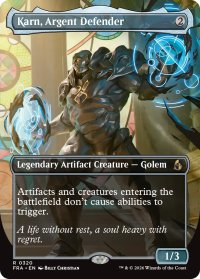銀白の防衛者、カーン/Karn, Argent Defender (全面アート版) 【英語版】 [FRA-灰R]