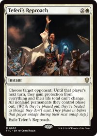 テフェリーの叱責/Teferi's Reproach 【英語版】 [FRC-白R]
