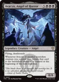 恐怖の天使、アヴァシン/Avacyn, Angel of Horror 【英語版】 [FRC-黒R]