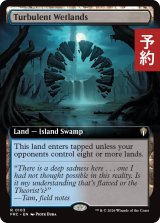 渦巻く沼地/Turbulent Wetlands (拡張アート版) 【英語版】 [FRC-土地R] (予約I)