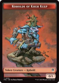 カー砦のコボルド/KOBOLDS OF KHER KEEP & ファイレクシアン・ダニ/PHYREXIAN MITE 【英語版】 [FRC-トークン]