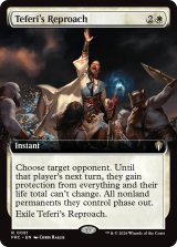 テフェリーの叱責/Teferi's Reproach (拡張アート版) 【英語版】 [FRC-白R]