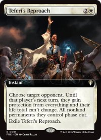 テフェリーの叱責/Teferi's Reproach (拡張アート版) 【英語版】 [FRC-白R]