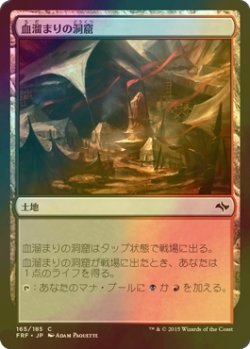 画像1: [FOIL] 血溜まりの洞窟/Bloodfell Caves 【日本語版】 [FRF-土地C]