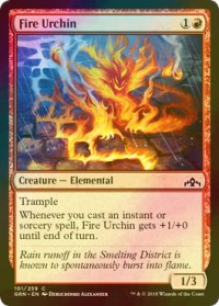 [FOIL] 火小僧/Fire Urchin 【英語版】 [GRN-赤C]