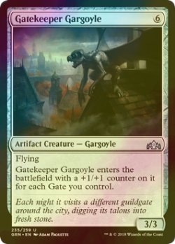 画像1: [FOIL] 門番のガーゴイル/Gatekeeper Gargoyle 【英語版】 [GRN-灰U]