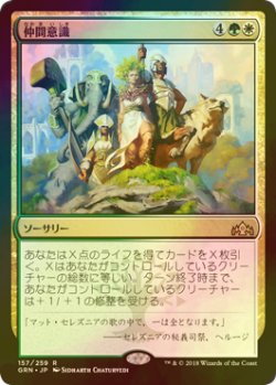 画像1: [FOIL] 仲間意識/Camaraderie 【日本語版】 [GRN-金R]