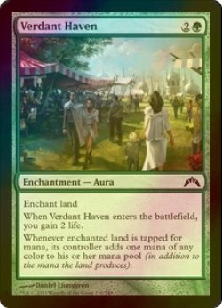 画像1: [FOIL] 新緑の安息所/Verdant Haven 【英語版】 [GTC-緑C]