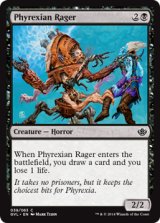 ファイレクシアの憤怒鬼/Phyrexian Rager 【英語版】 [GVL-黒C]