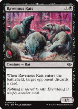 画像1: 貪欲なるネズミ/Ravenous Rats 【英語版】 [GVL-黒C]