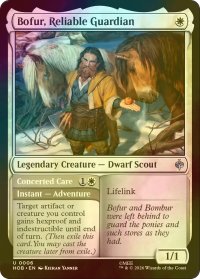 [FOIL] 頼りになる守護者、ボフール/Bofur, Reliable Guardian 【英語版】 [HOB-白U]