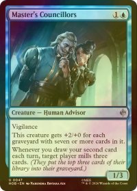 [FOIL] 統領の相談役/Master's Councillors 【英語版】 [HOB-青U]
