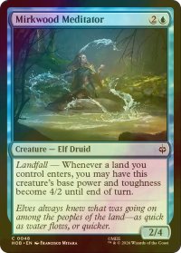 [FOIL] 闇の森の瞑想家/Mirkwood Meditator 【英語版】 [HOB-青C]
