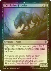 [FOIL] 荒らし場をうろつくもの/Desolation Prowler 【英語版】 [HOB-黒U]