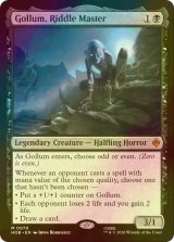 [FOIL] なぞなぞ名人、ゴラム/Gollum, Riddle Master (海外産ブースター版) 【英語版】 [HOB-黒MR]