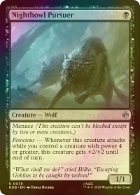 [FOIL] 夜に吼える追跡者/Nighthowl Pursuer 【英語版】 [HOB-黒U]