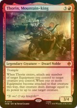 [FOIL] 山の王、ソーリン/Thorin, Mountain-king (海外産ブースター版) 【英語版】 [HOB-赤MR]