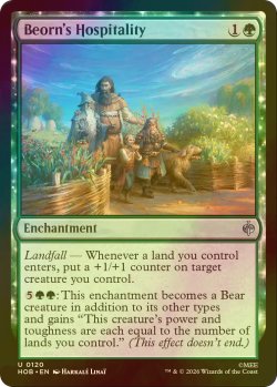 画像1: [FOIL] ビヨルンの歓待/Beorn's Hospitality 【英語版】 [HOB-緑U]