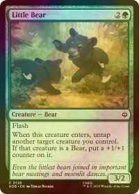 [FOIL] 小さな熊/Little Bear 【英語版】 [HOB-緑C]