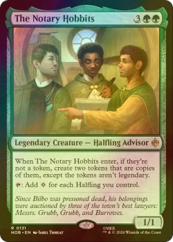 画像1: [FOIL] ホビットの公証人/The Notary Hobbits 【英語版】 [HOB-緑R]
