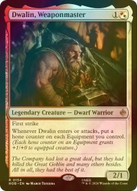 [FOIL] 武器の達人、ドワーリン/Dwalin, Weaponmaster 【英語版】 [HOB-金R]