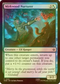 [FOIL] 闇の森の養育者/Mirkwood Nurturer 【英語版】 [HOB-金C]