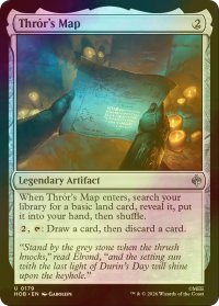 [FOIL] スロールの地図/Thror's Map 【英語版】 [HOB-灰U]