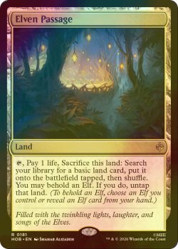 画像1: [FOIL] エルフの小道/Elven Passage 【英語版】 [HOB-土地R]
