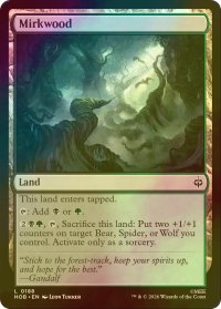[FOIL] 闇の森/Mirkwood 【英語版】 [HOB-土地C]