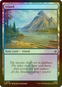 [FOIL] 島/Island 【英語版】 [HOB-土地C]