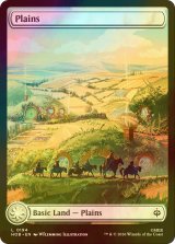 [FOIL] 平地/Plains No.194 (全面アート版) 【英語版】 [HOB-土地C]