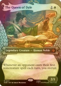 [FOIL] 谷間の国の王妃/The Queen of Dale (ショーケース・海外産ブースター版) 【英語版】 [HOB-白MR]