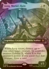 [FOIL] モリアの破滅、アゾグ/Azog, Moria's Ruin (ショーケース・海外産ブースター版) 【英語版】 [HOB-黒R]