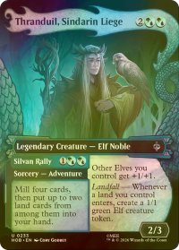 [FOIL] シンダリンの領主、スランドゥイル/Thranduil, Sindarin Liege (ショーケース版) 【英語版】 [HOB-金U]