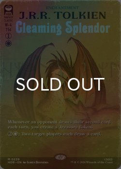 画像1: [FOIL] 煌びやかなる豪奢/Gleaming Splendor (全面アート・海外産ブースター版) 【英語版】 [HOB-白MR]