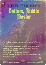 [FOIL] なぞなぞ名人、ゴラム/Gollum, Riddle Master (全面アート・海外産ブースター版) 【英語版】 [HOB-黒MR]