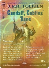 [FOIL] ゴブリンの災い、ガンダルフ/Gandalf, Goblins' Bane (全面アート・海外産ブースター版) 【英語版】 [HOB-赤MR]